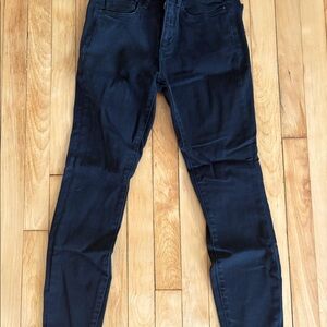 Black high rise skinny jeans